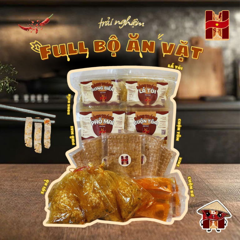 Combo Lộn xộn Bánh tráng mix vị