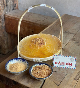 bánh tráng tỏi hành phi